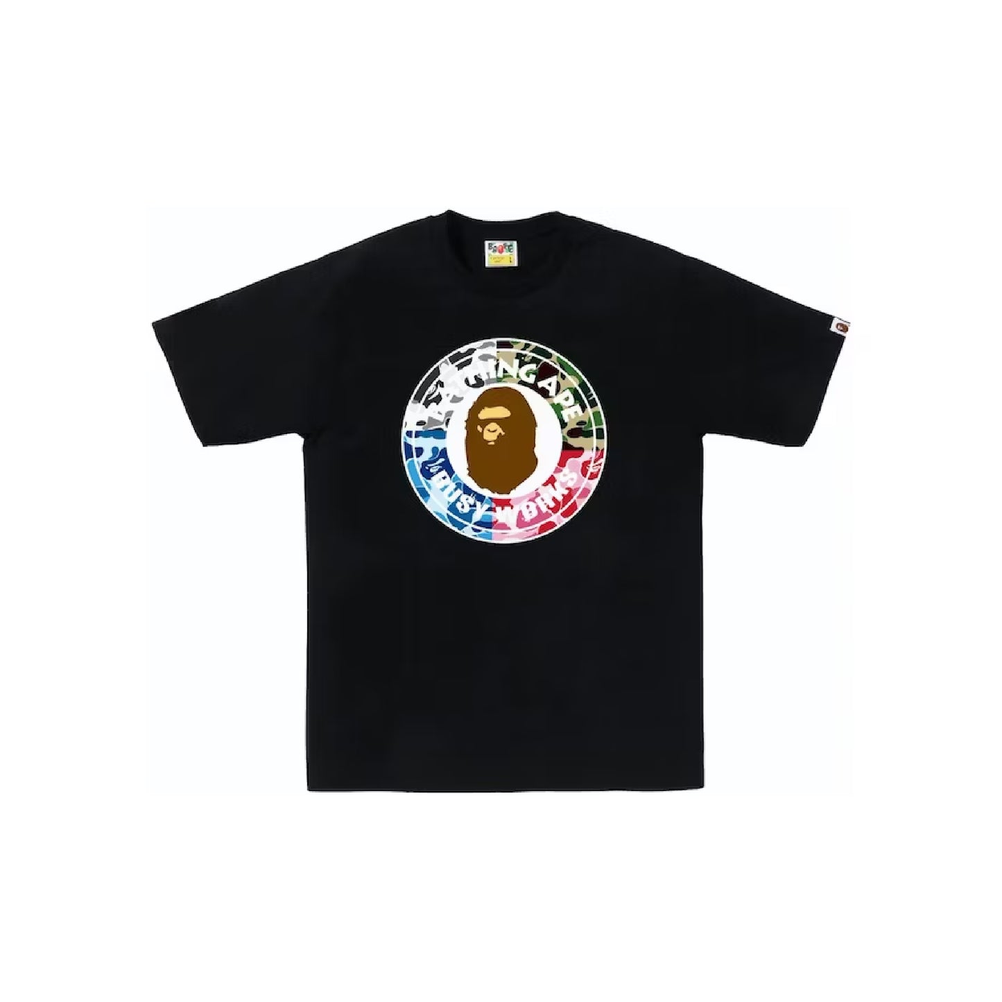 BAPE Camo Crazy Busy Works Tee Black