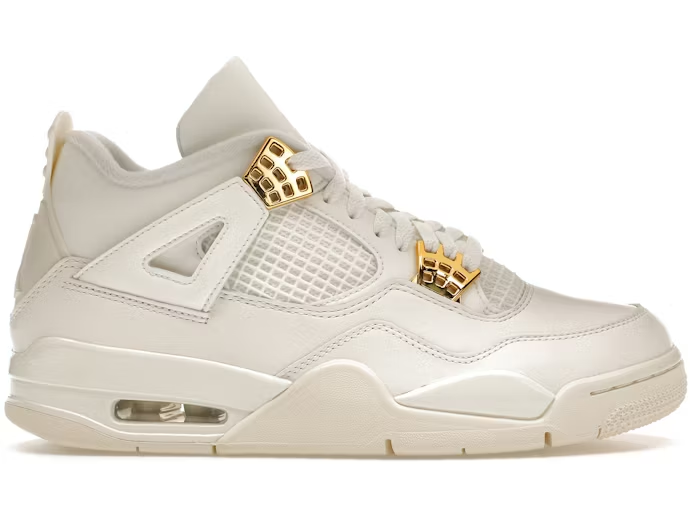 Jordan 4 Retro Metallic Gold (Women's)