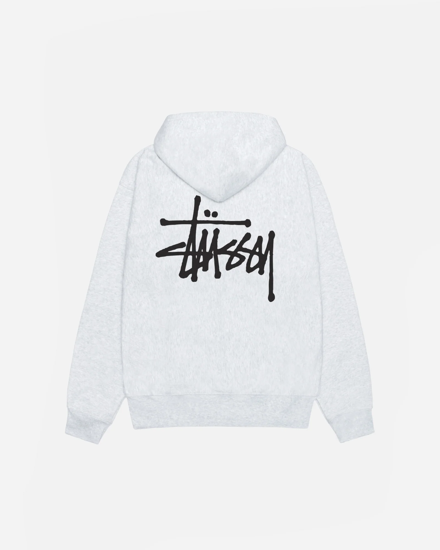 Stussy Basic Hoodie Ash Heather
