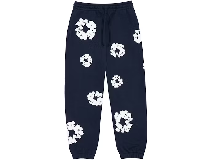 Denim Tears The Cotton Wreath Sweatpants Navy