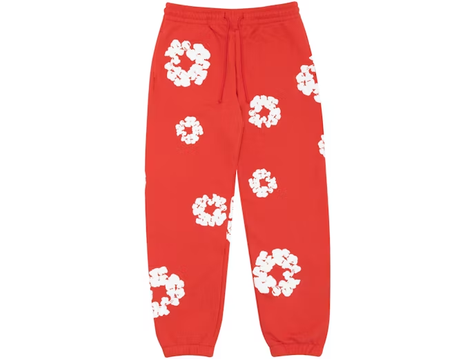 Denim Tears The Cotton Wreath Sweatpants Red