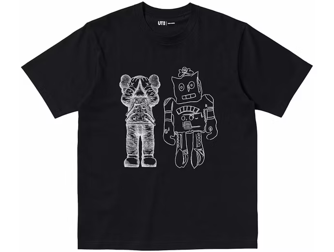 KAWS x Uniqlo Warhol UT Graphic 476351 T-shirt Black