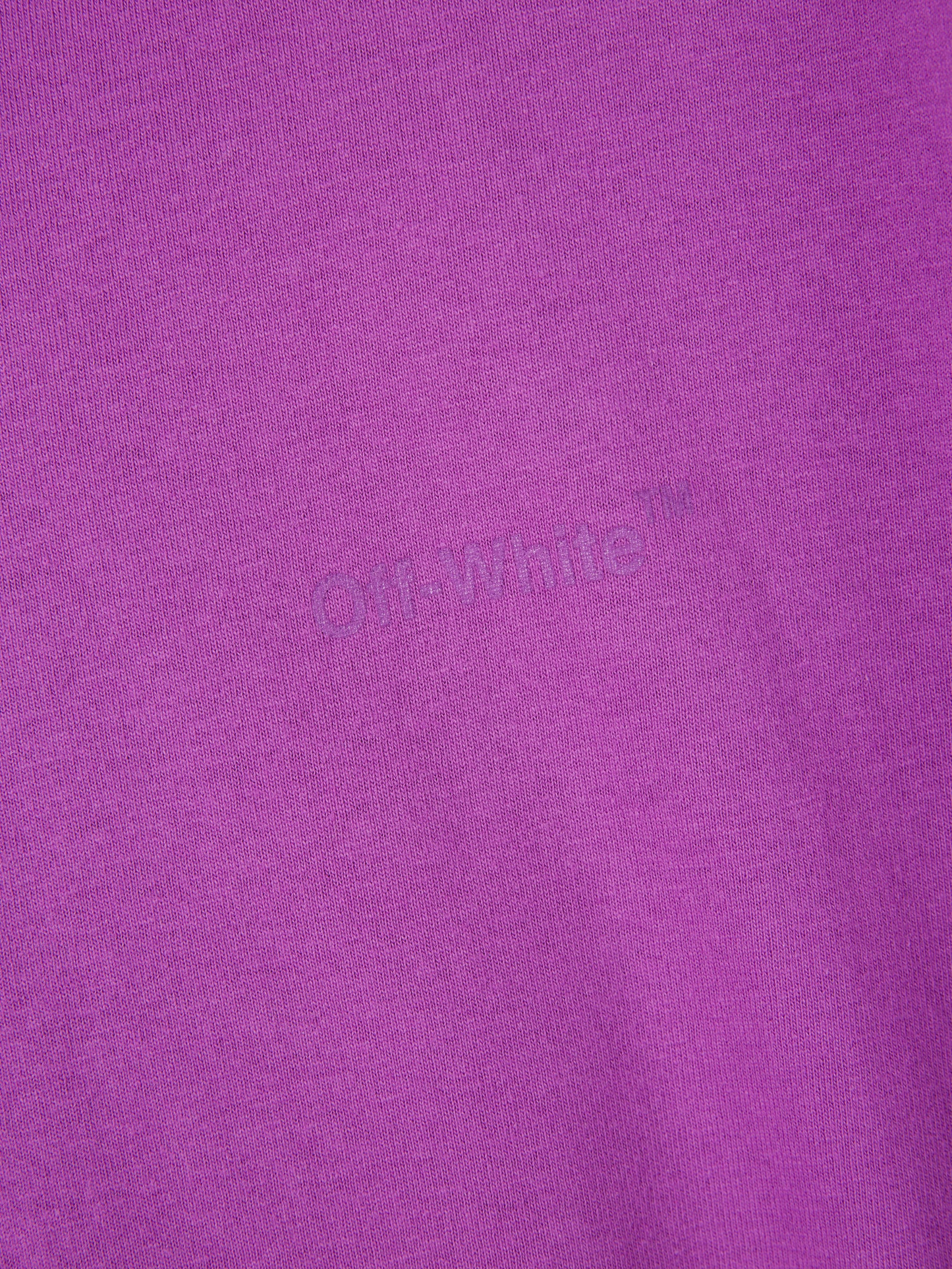 Off-White Diagonal Tab Tee Orchid