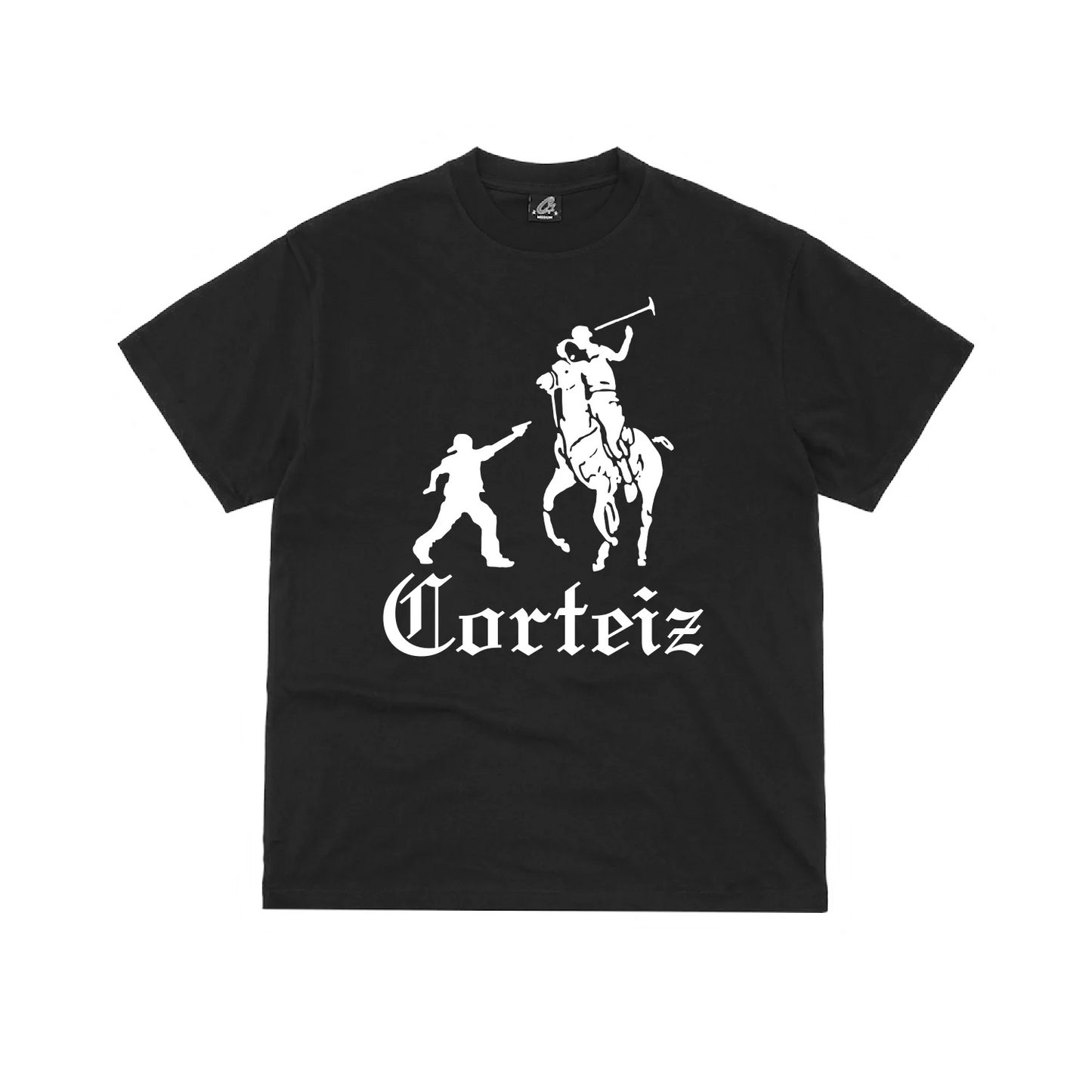 Corteiz Jack Boys Tee Black White