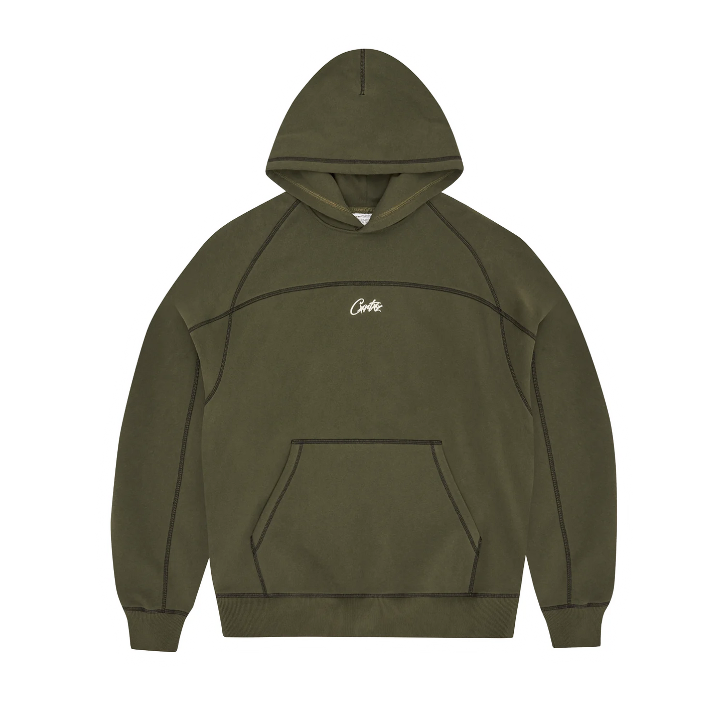 Corteiz HMP V2 Hoodie Olive Black