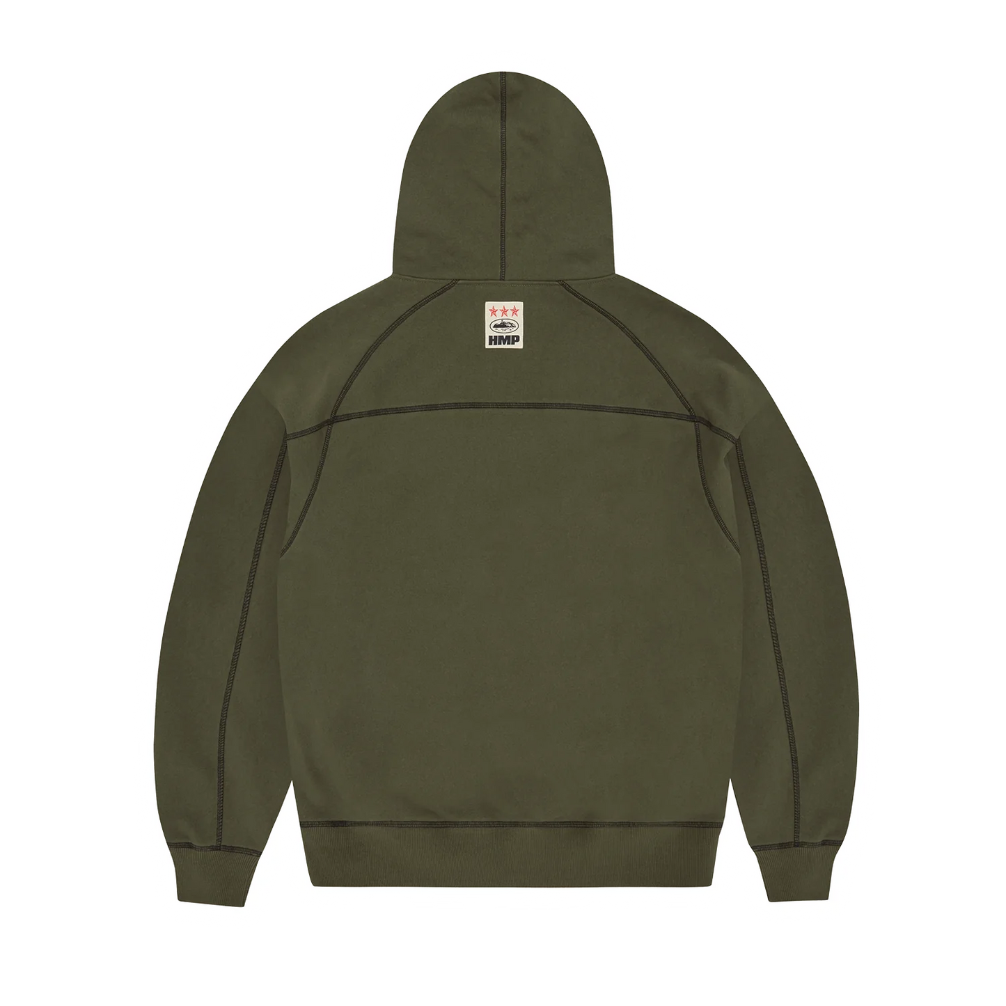 Corteiz HMP V2 Hoodie Olive Black