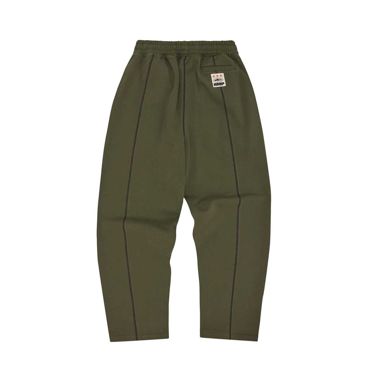 Corteiz HMP Open Hem Sweatpant Olive Black