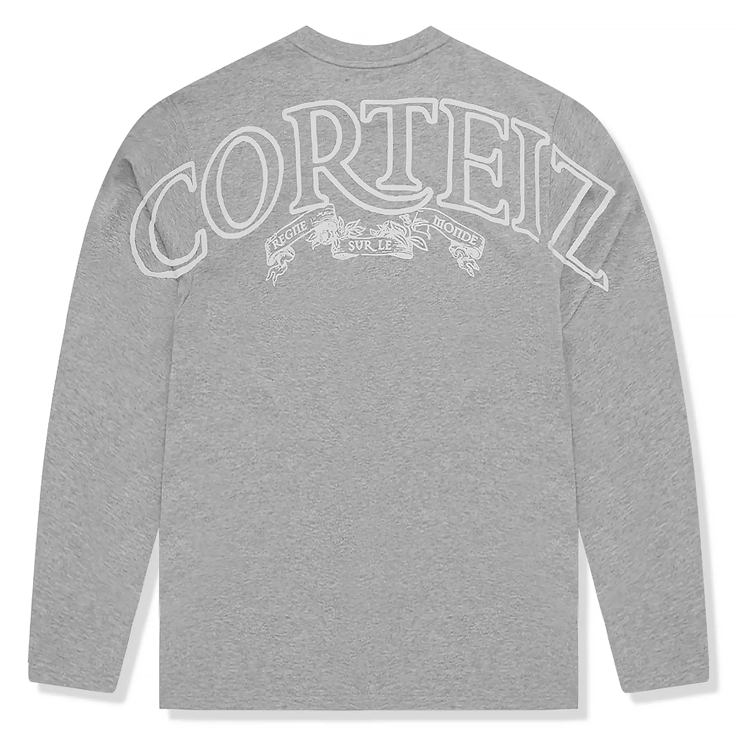 Corteiz Royale Heavy Weight Tee LS Heather Grey