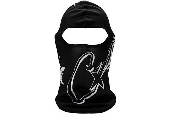 Corteiz Liteweight Ski Masc Black/White