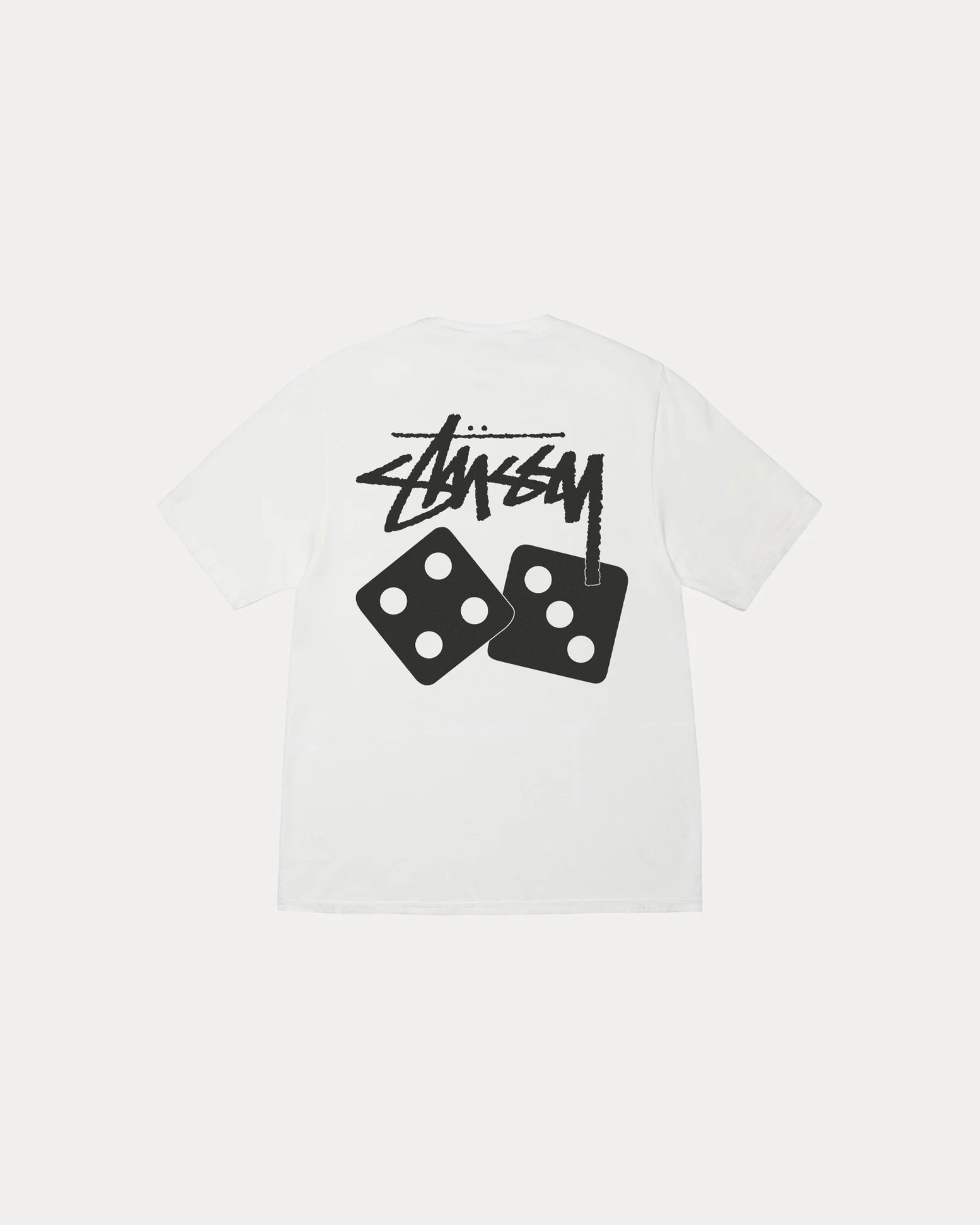 Stussy Dice Tee Pigment Dyed White