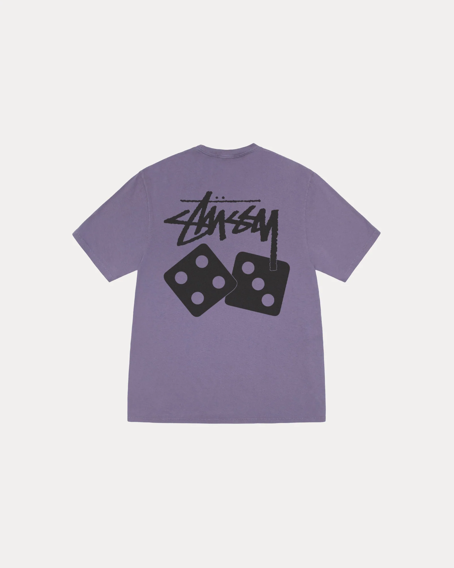 Stussy Dice Tee Pigment Dyed Grape