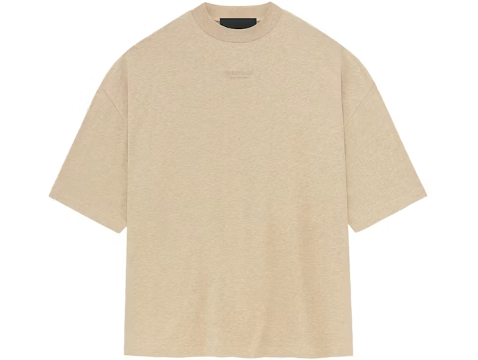 Fear of God Essentials Small Logo Tee Gold Heather