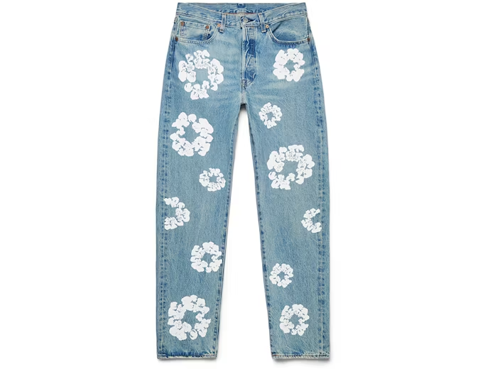 Denim Tears x Levi's Cotton Wreath Jean Light Wash
