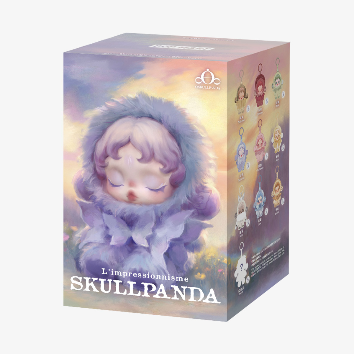 Pop Mart L'impressionnisme θSKULLPANDA Series Plush Doll Sealed Case (9 Blind Box)