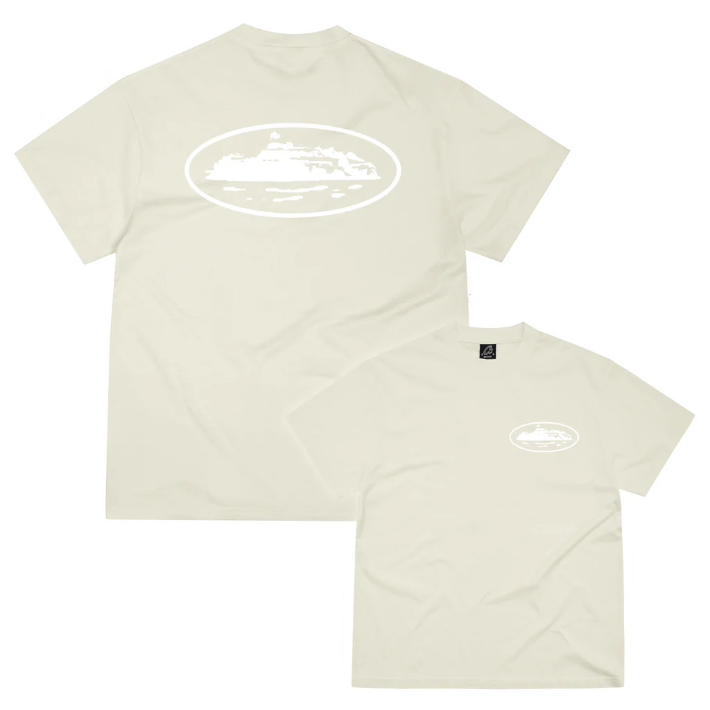 Corteiz Og Island Tee Off White