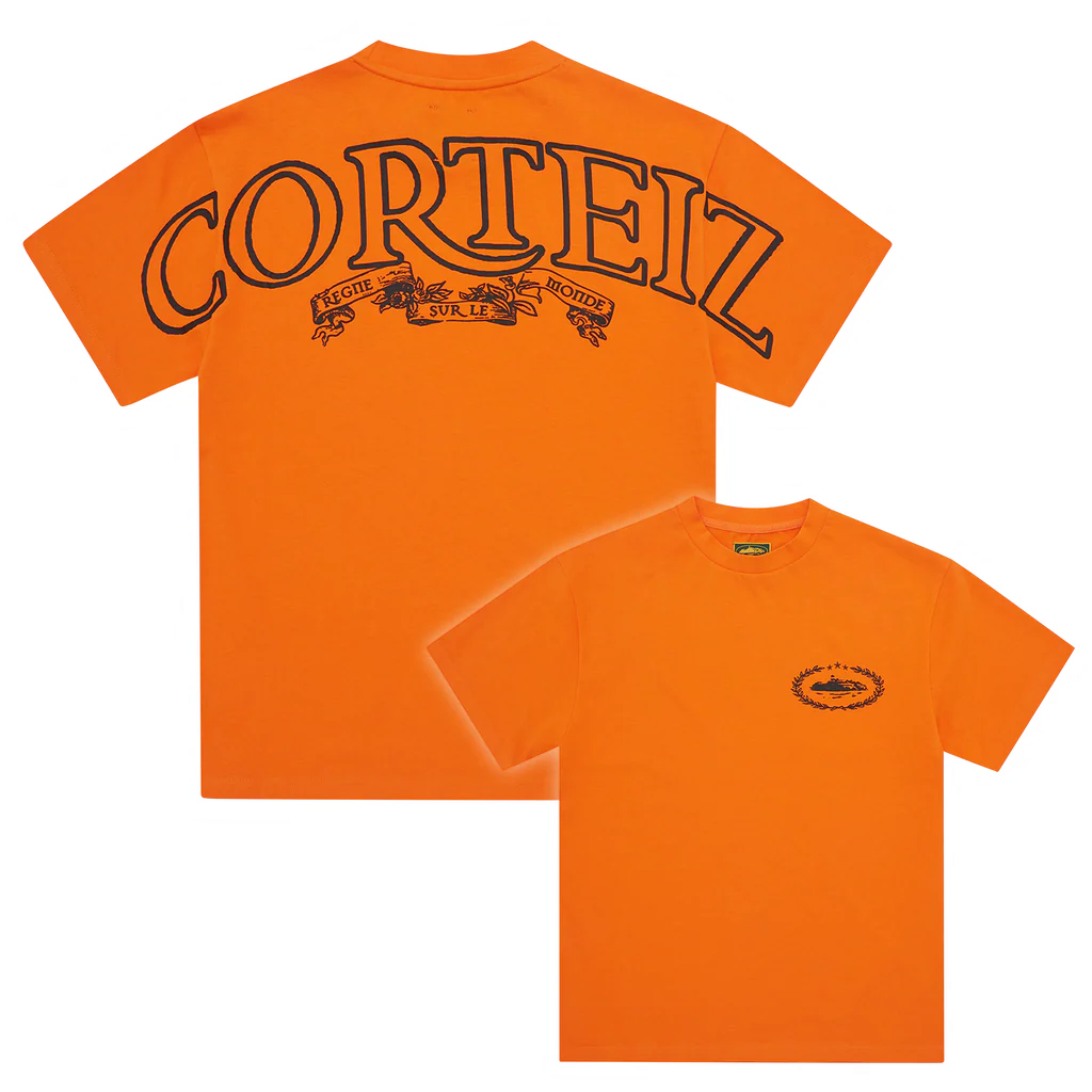 Corteiz Royale Heavyweight Tee Orange