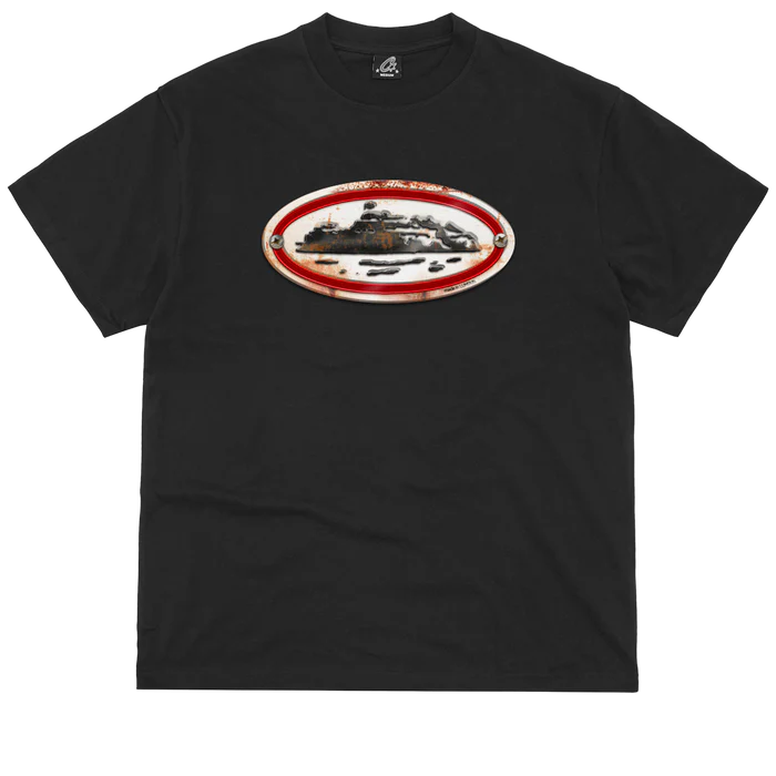 Corteiz Rusty Alcatraz Black Tee