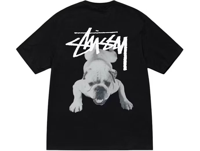Stussy Stock Dog Tee Black