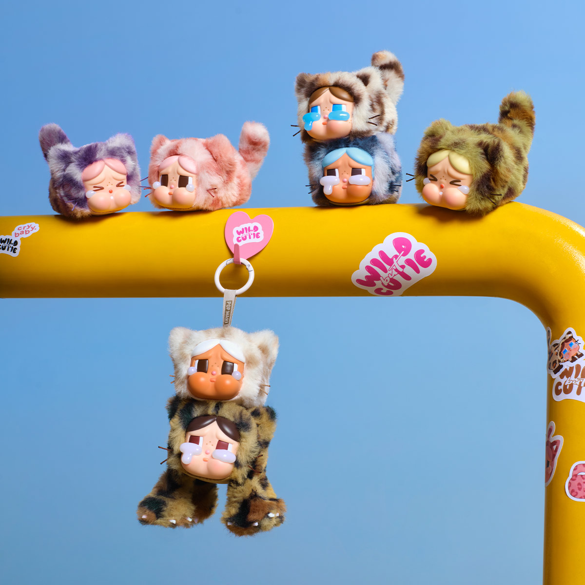 Pop Mart CRYBABY Wild but Cutie Series Vinyl Plush Pendant Single Blind Box
