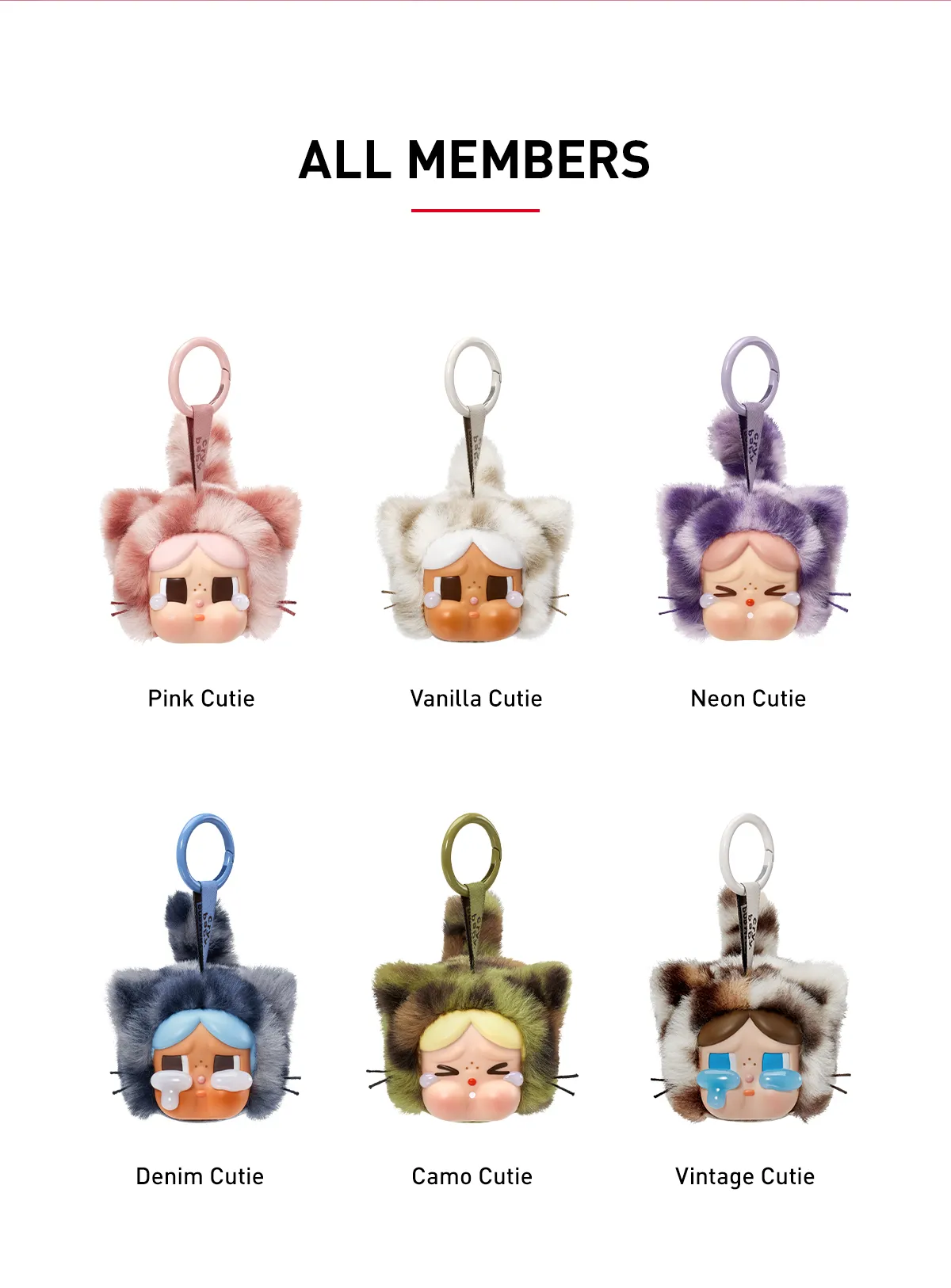 Pop Mart CRYBABY Wild but Cutie Series Vinyl Plush Pendant Single Blind Box