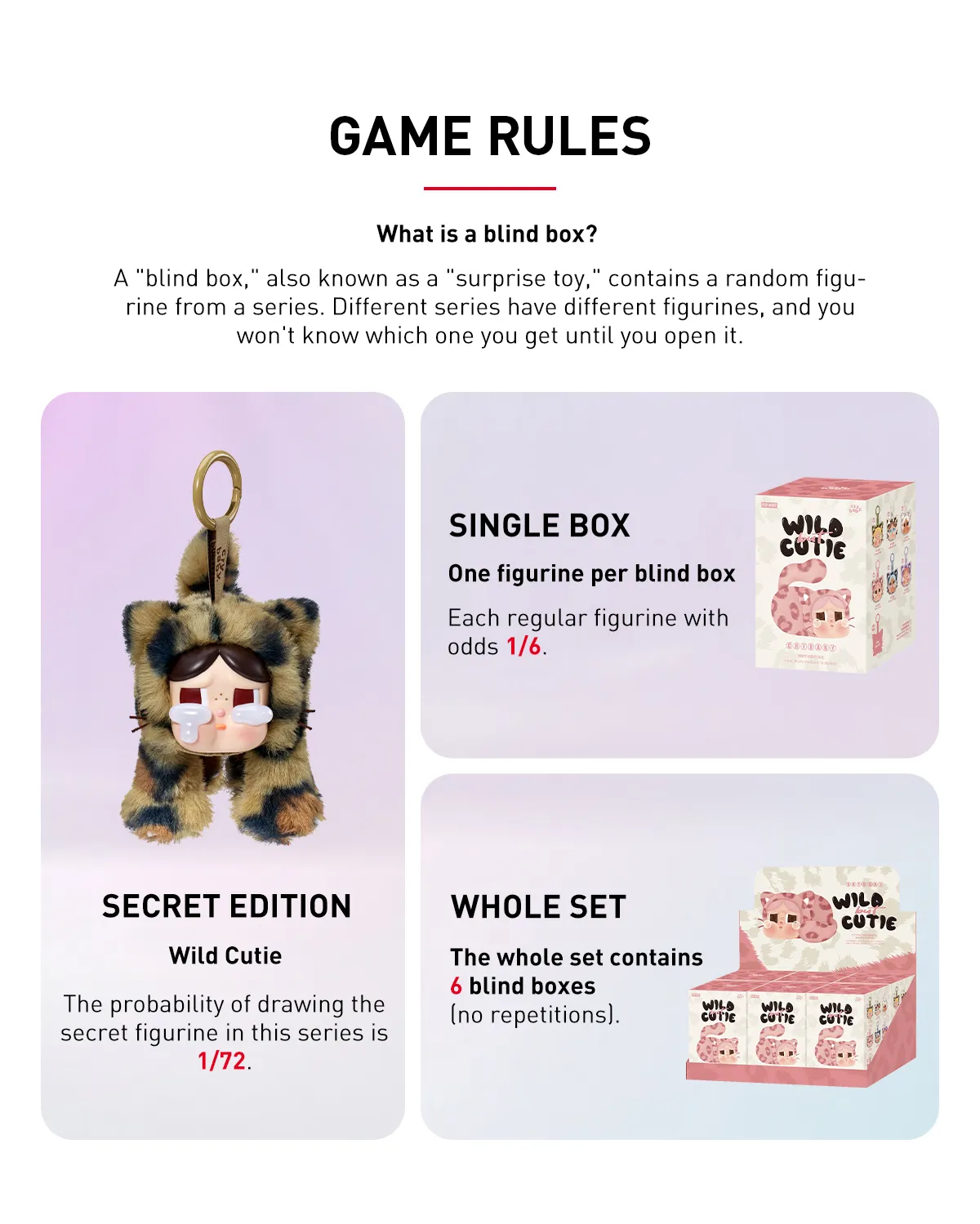 Pop Mart CRYBABY Wild but Cutie Series Vinyl Plush Pendant Single Blind Box