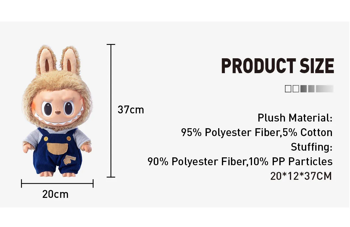 Pop Mart LABUBU Time to Chill Vinyl Plush Doll