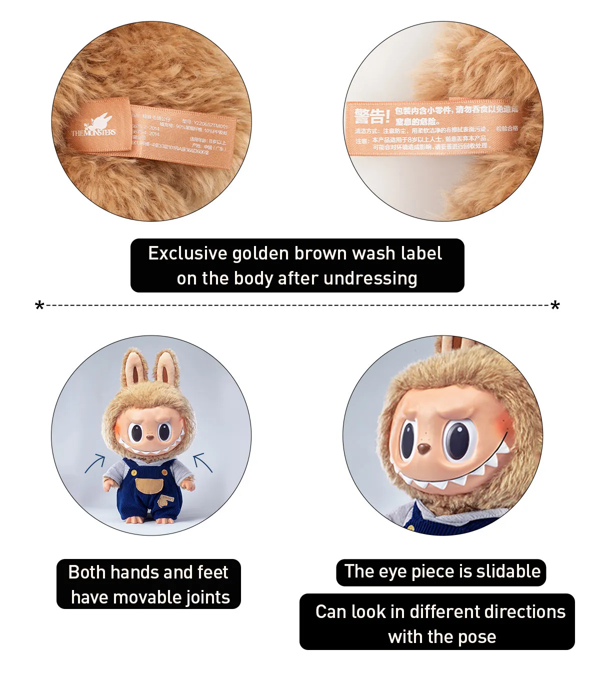 Pop Mart LABUBU Time to Chill Vinyl Plush Doll