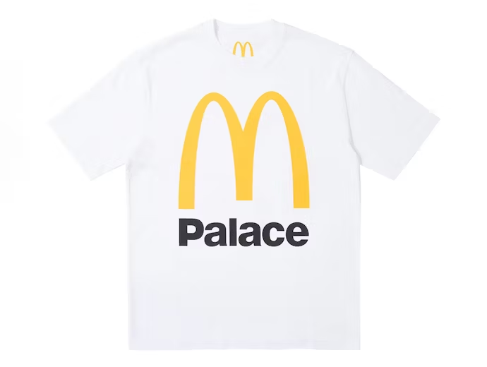 Palace x McDonald's Logo T-shirt White