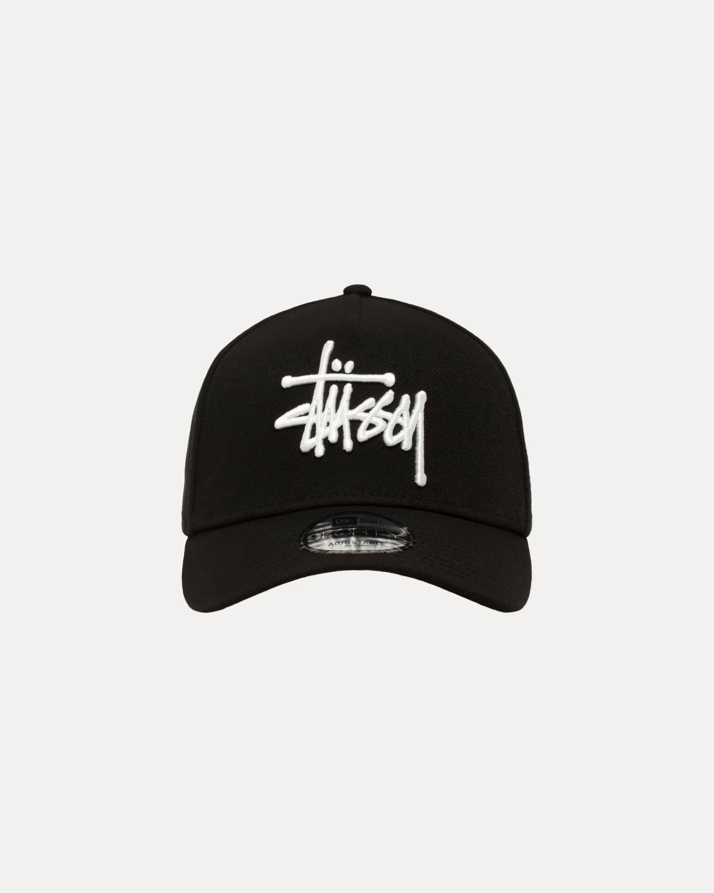 Stussy New Era 9Frty Basic Snapback Cap Black