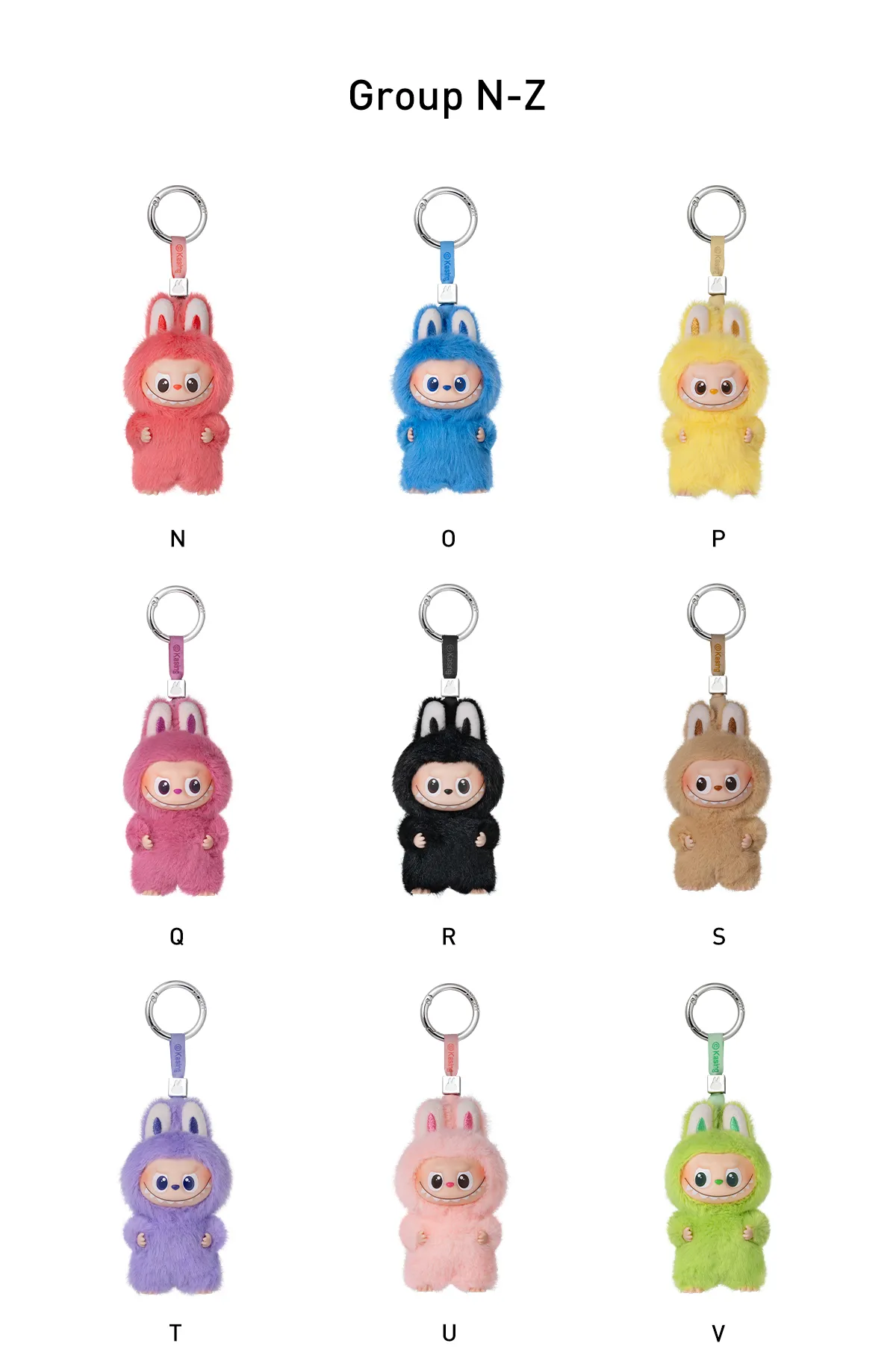 Pop Mart Labubu The Monsters Pin for Love Series Vinyl Plush Pendant (N-Z) Single Blind Box