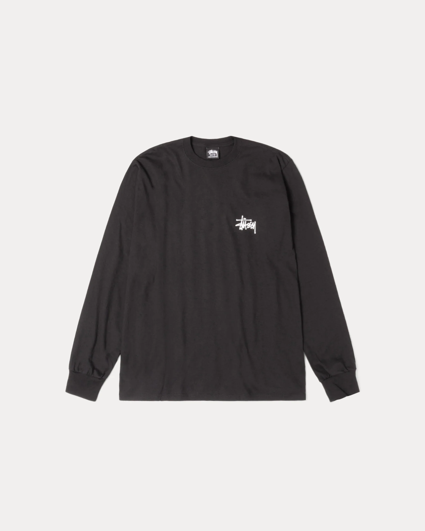 Stussy Basic LS Tee Black