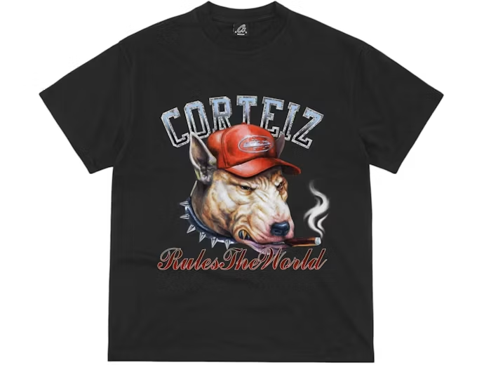 Corteiz Dog Pound Tee Black