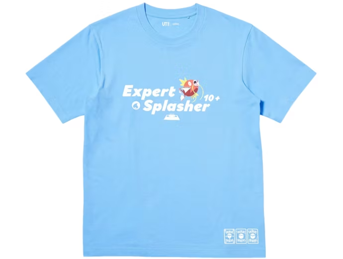 Uniqlo x Pokemon UT Graphic T-Shirt Blue Magikarp