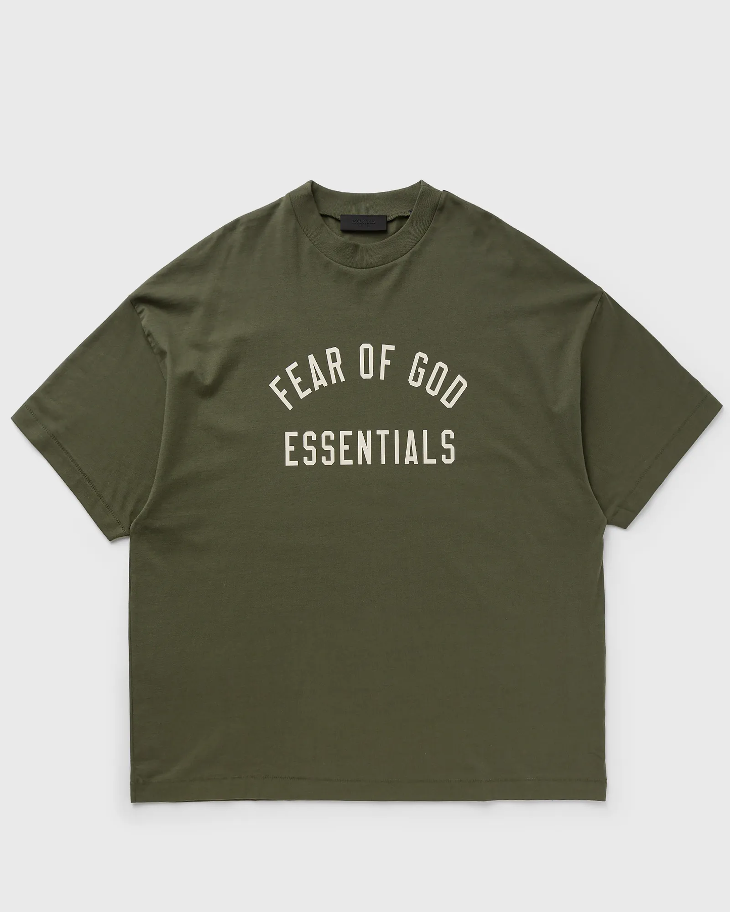 Fear of God Essentials Jersey Crewneck Tee Military
