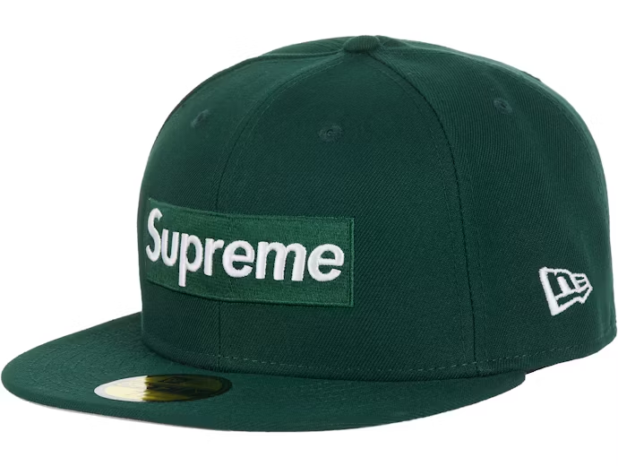 Supreme Shop Box Logo New Era 59Fifty Fitted Hat Green 7 ½