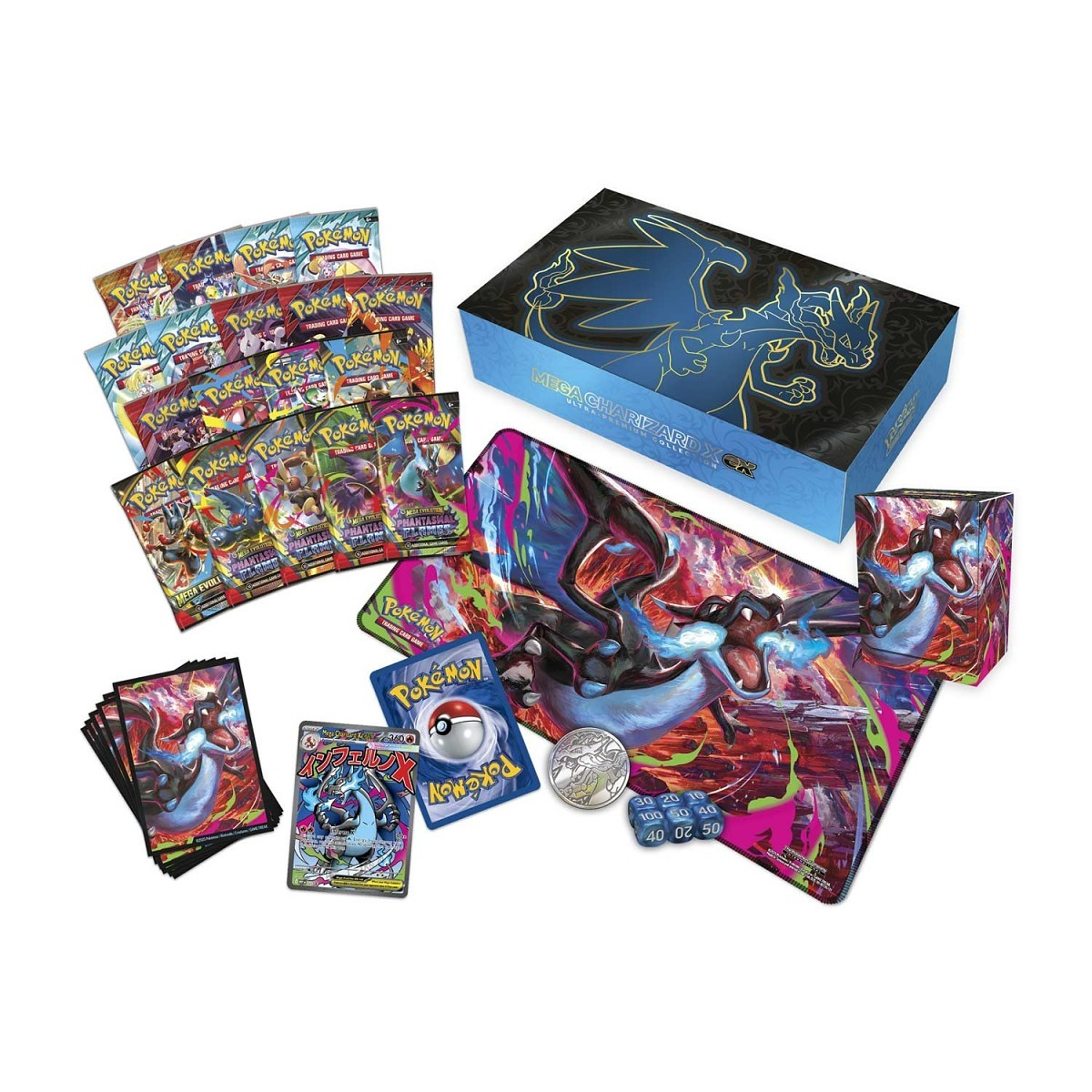 Pokémon TCG Mega Evolution Charizard X ex Ultra-Premium Collection 🇬🇧
