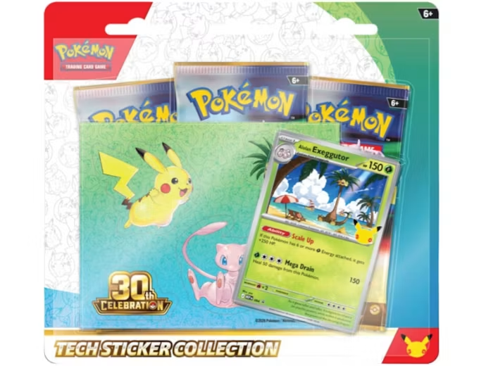 Pokémon TCG 2026 Mega Evolution 30th Celebration Tech Sticker Collection Exeggutor 🇪🇸