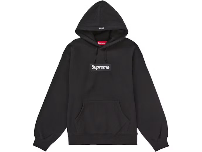 Supreme Box Logo Hooded Sweatshirt Sweatshirt (FW24) Black