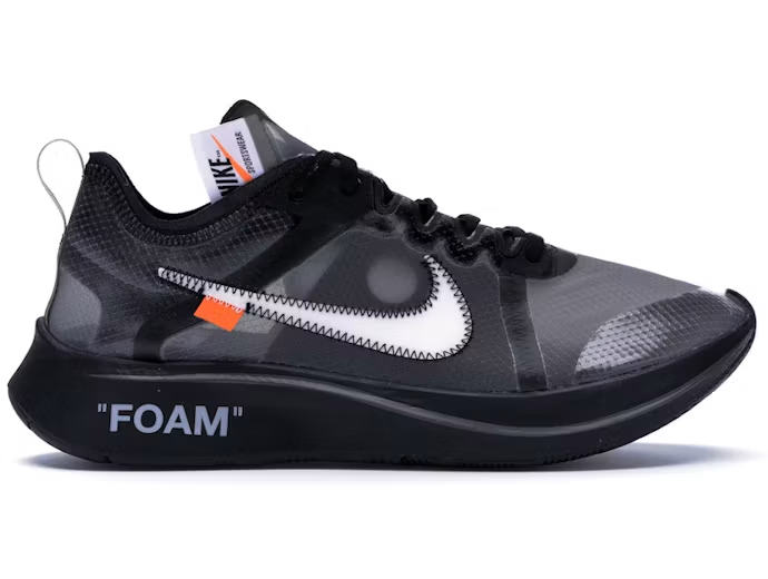Nike Zoom Fly Off-White Black Silver