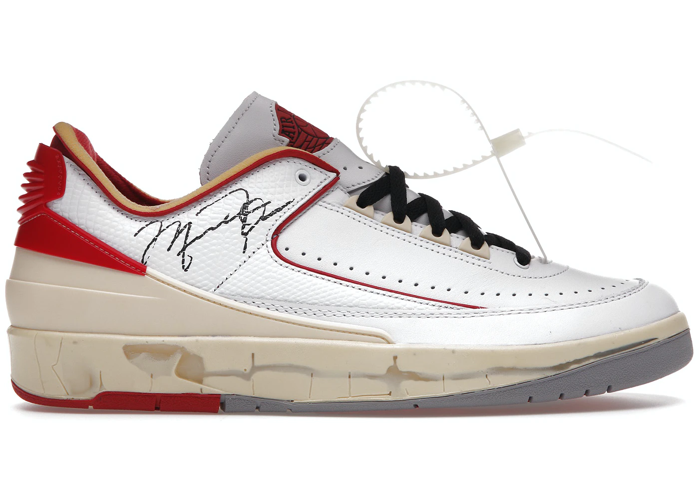 Jordan 2 Low Off-White White Red