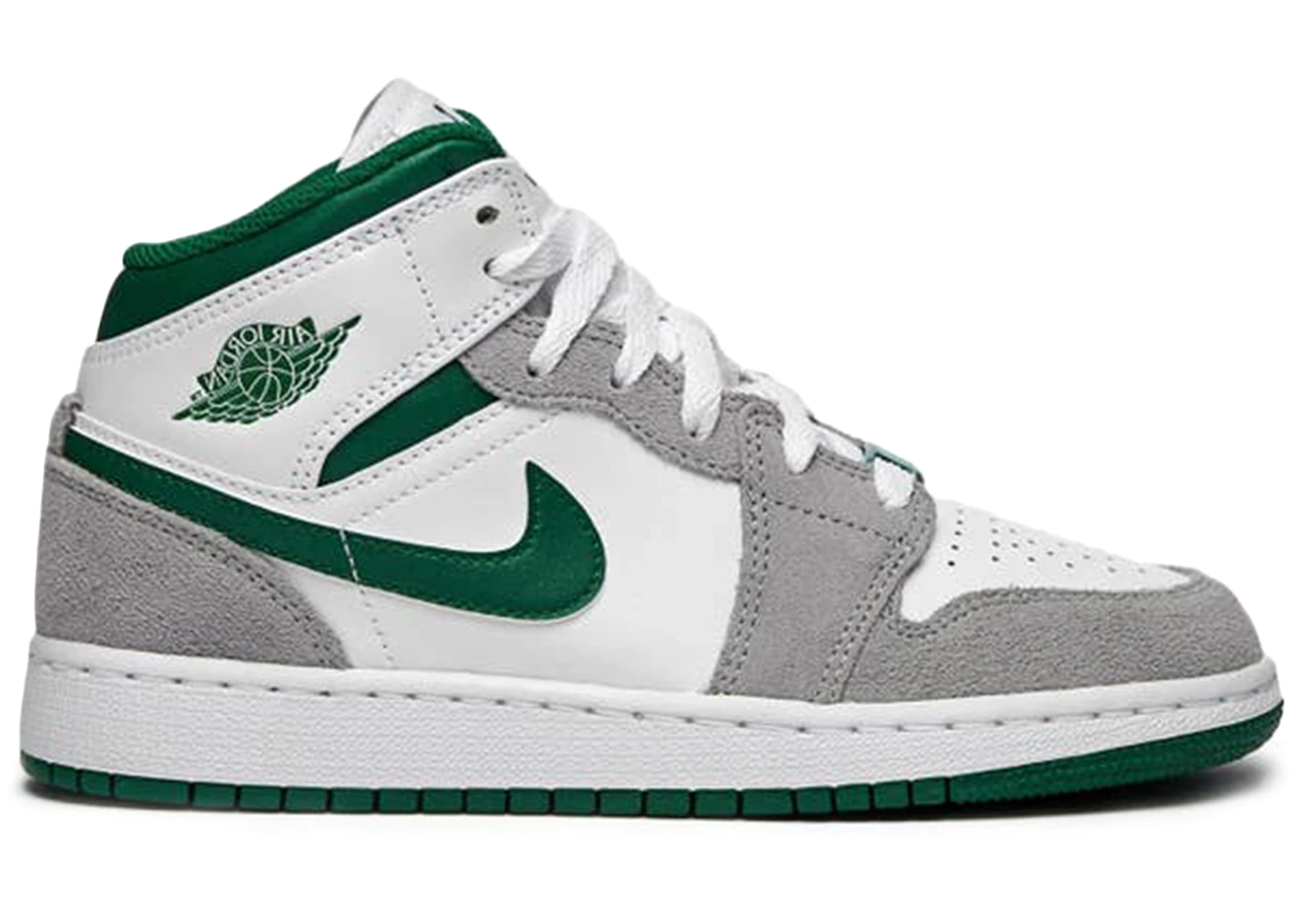 Jordan 1 Mid Green Grey