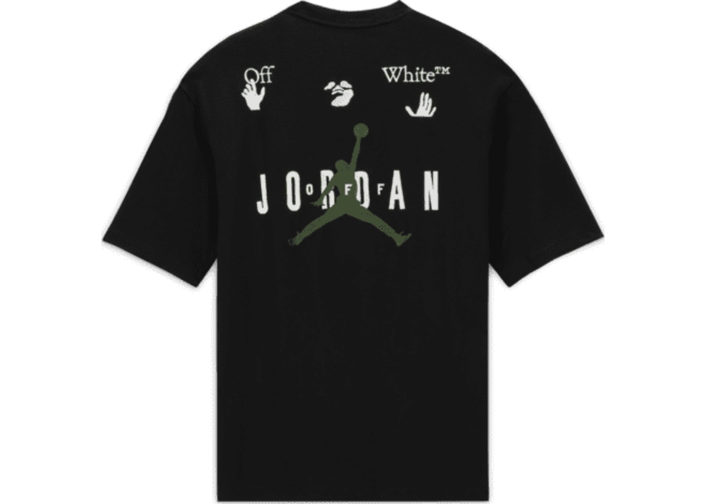 Off-White x Jordan T-shirt Black