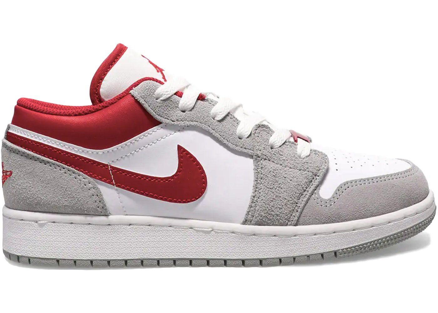 Jordan 1 Low Smoke Grey Gym Red