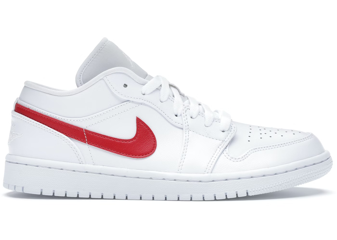 Jordan 1 Low White University Red (W)