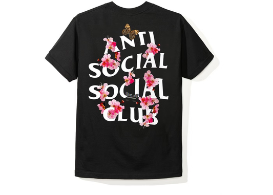 Anti Social Social Club Roses Tee Black
