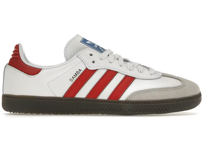 adidas Samba OG White Better Scarlet