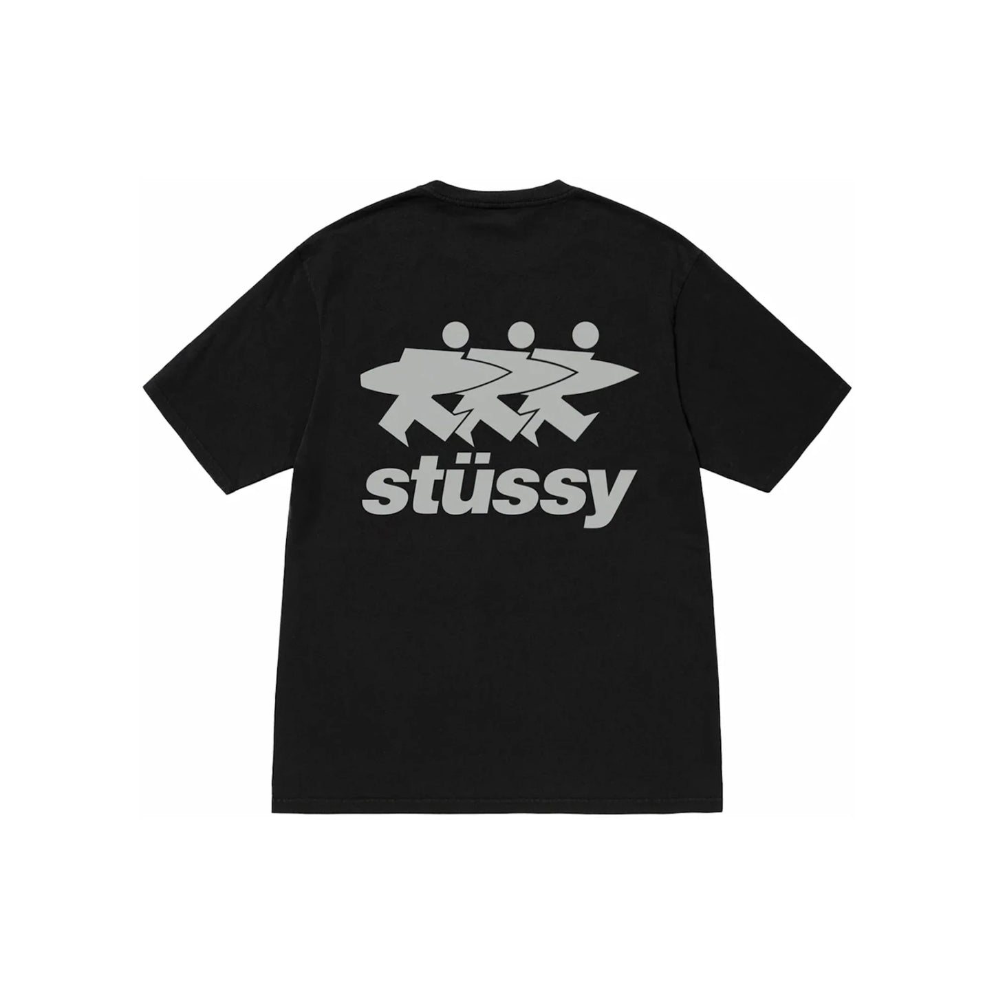 Stussy Surfwalk Pigment Dyed Tee Black