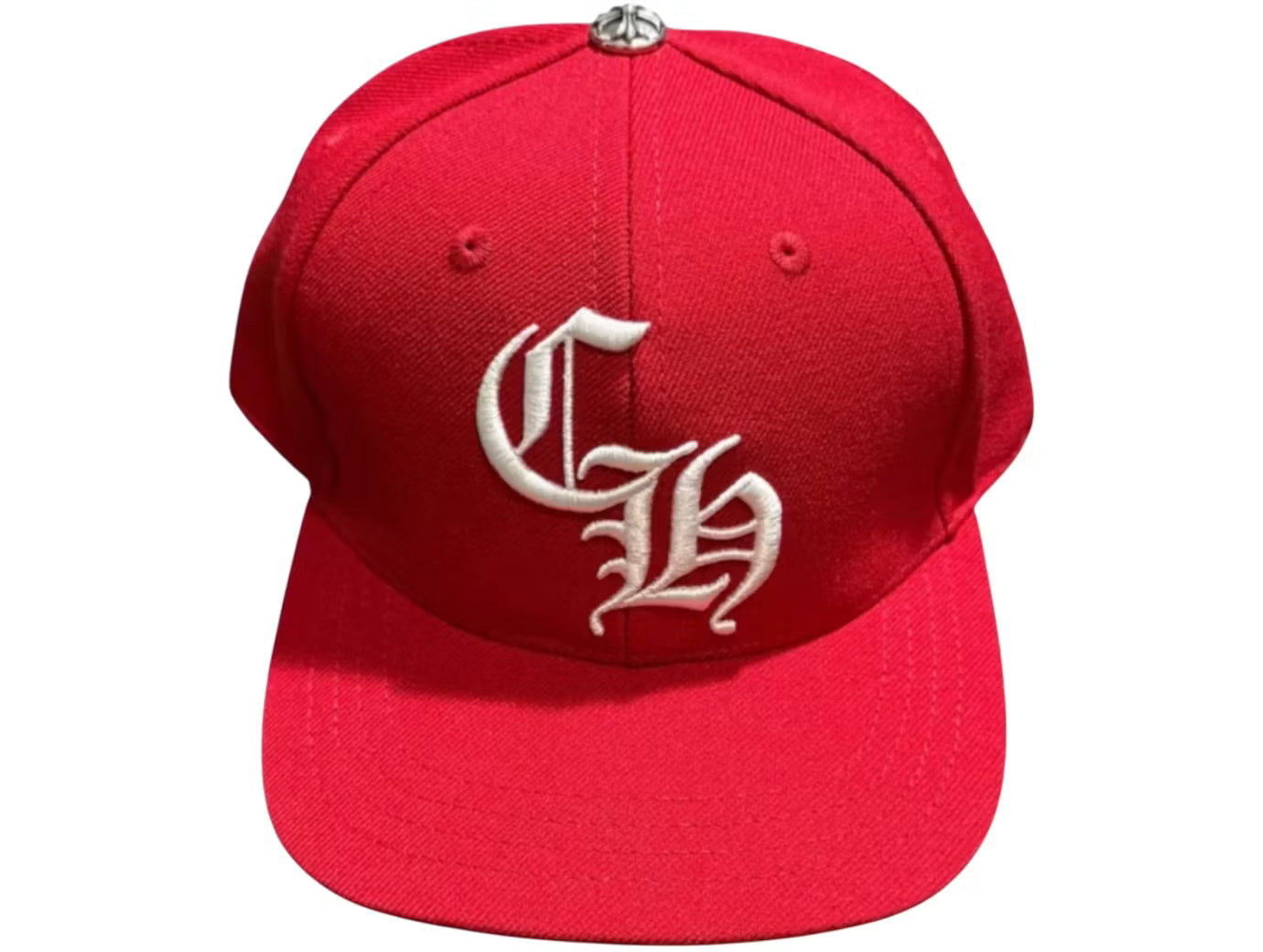 Chrome Hearts CH Logo Baseball Cap Red