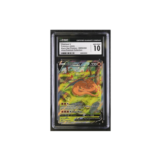 Pokémon TCG CGC 10 2022 SWSH BSP UPC #260 Charizard V 🇬🇧 #6090339093