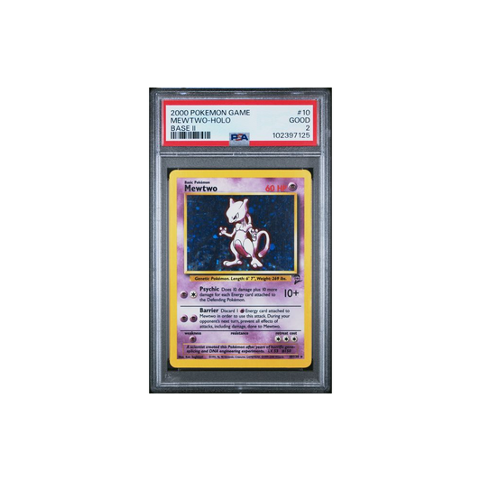 Pokémon TCG PSA 2 2000 Base Set II #10 Mewtwo Holo 🇬🇧 #102397125